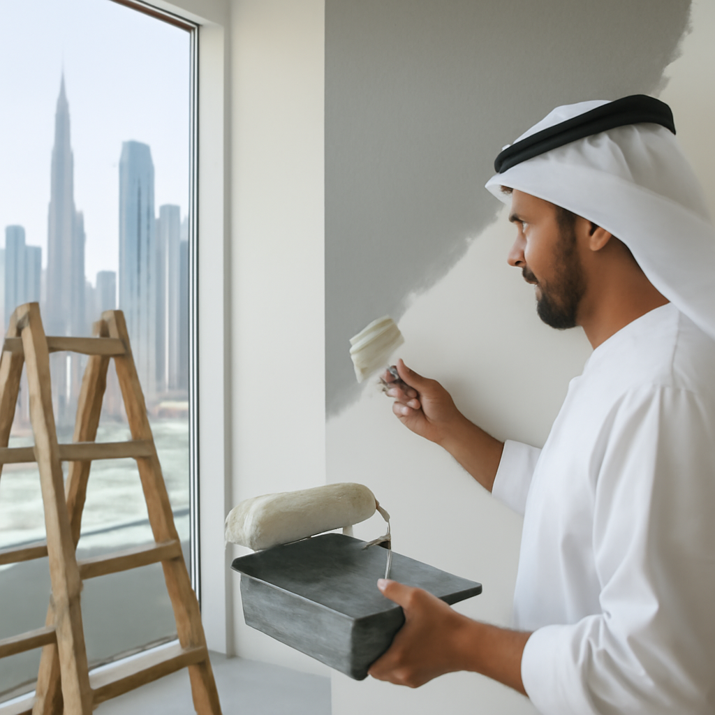 شركة دهانات منازل وديكور — شركة صيانة فلل 100.00 د.إ.، شركة اصباغ في دبي